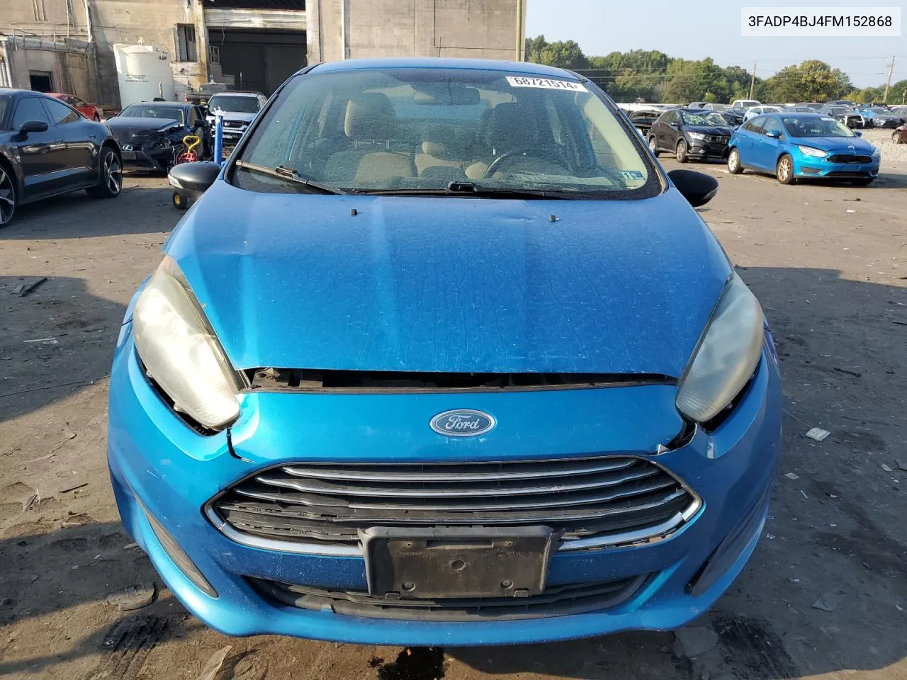 2015 Ford Fiesta Se VIN: 3FADP4BJ4FM152868 Lot: 68721514