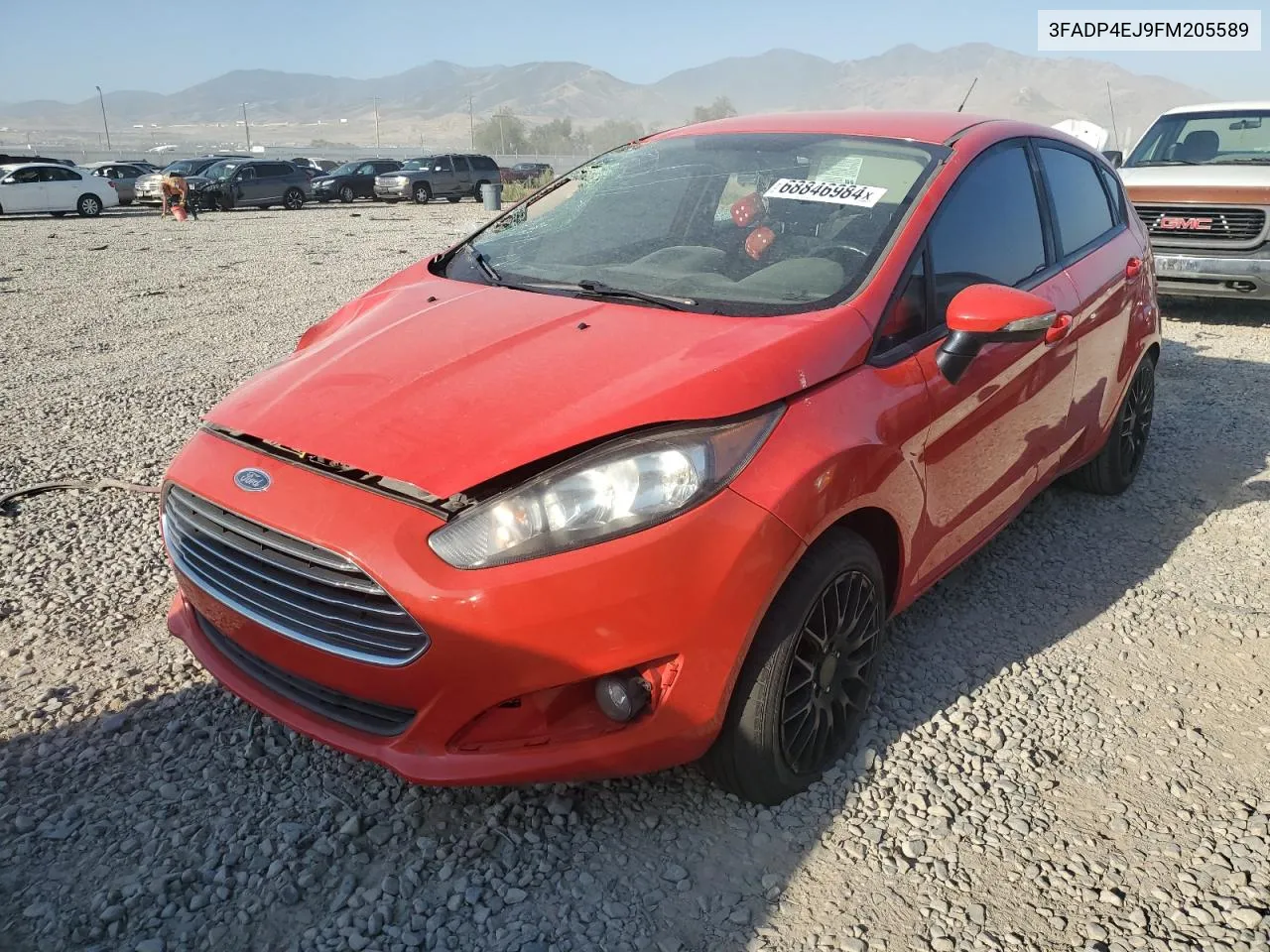 2015 Ford Fiesta Se VIN: 3FADP4EJ9FM205589 Lot: 68846984