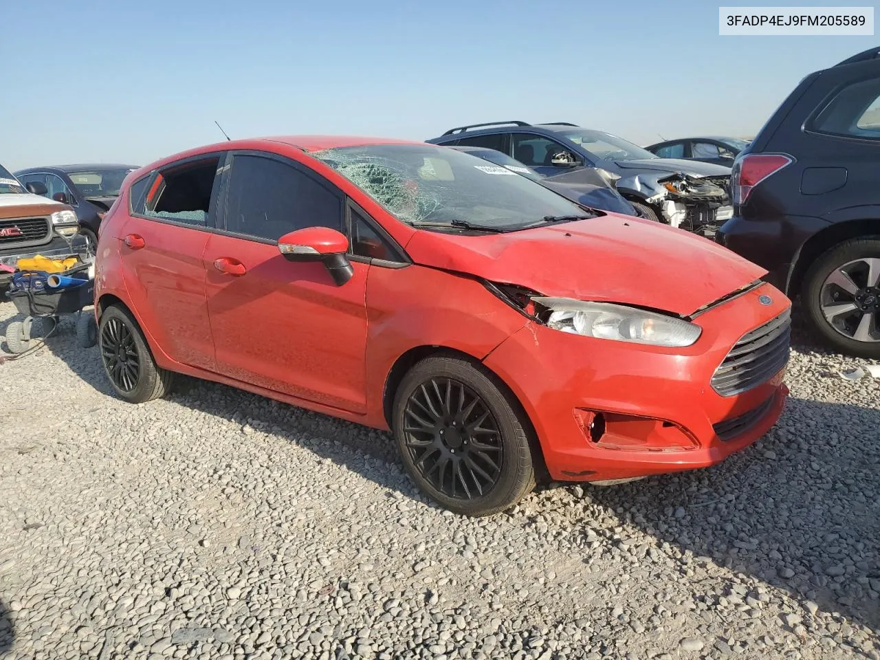 2015 Ford Fiesta Se VIN: 3FADP4EJ9FM205589 Lot: 68846984