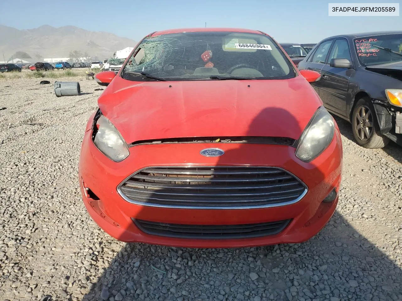 2015 Ford Fiesta Se VIN: 3FADP4EJ9FM205589 Lot: 68846984