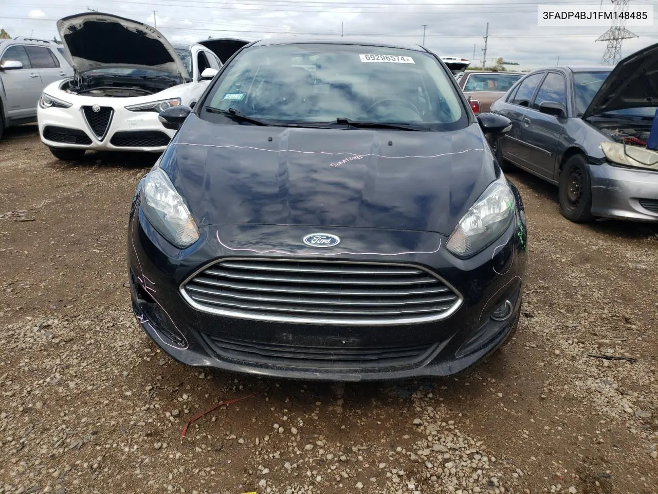 2015 Ford Fiesta Se VIN: 3FADP4BJ1FM148485 Lot: 69296574