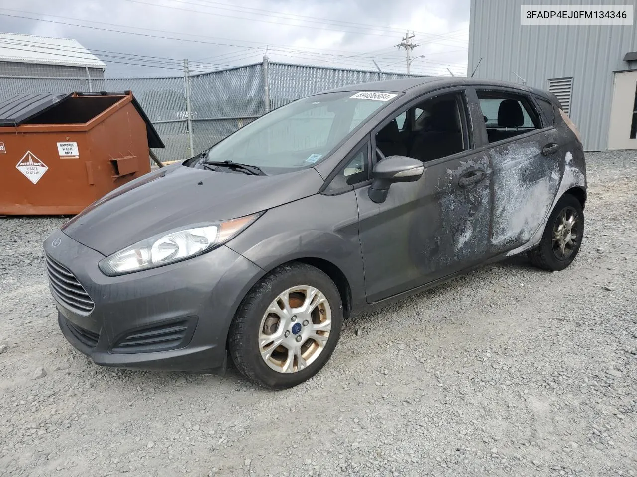 2015 Ford Fiesta Se VIN: 3FADP4EJ0FM134346 Lot: 69406604