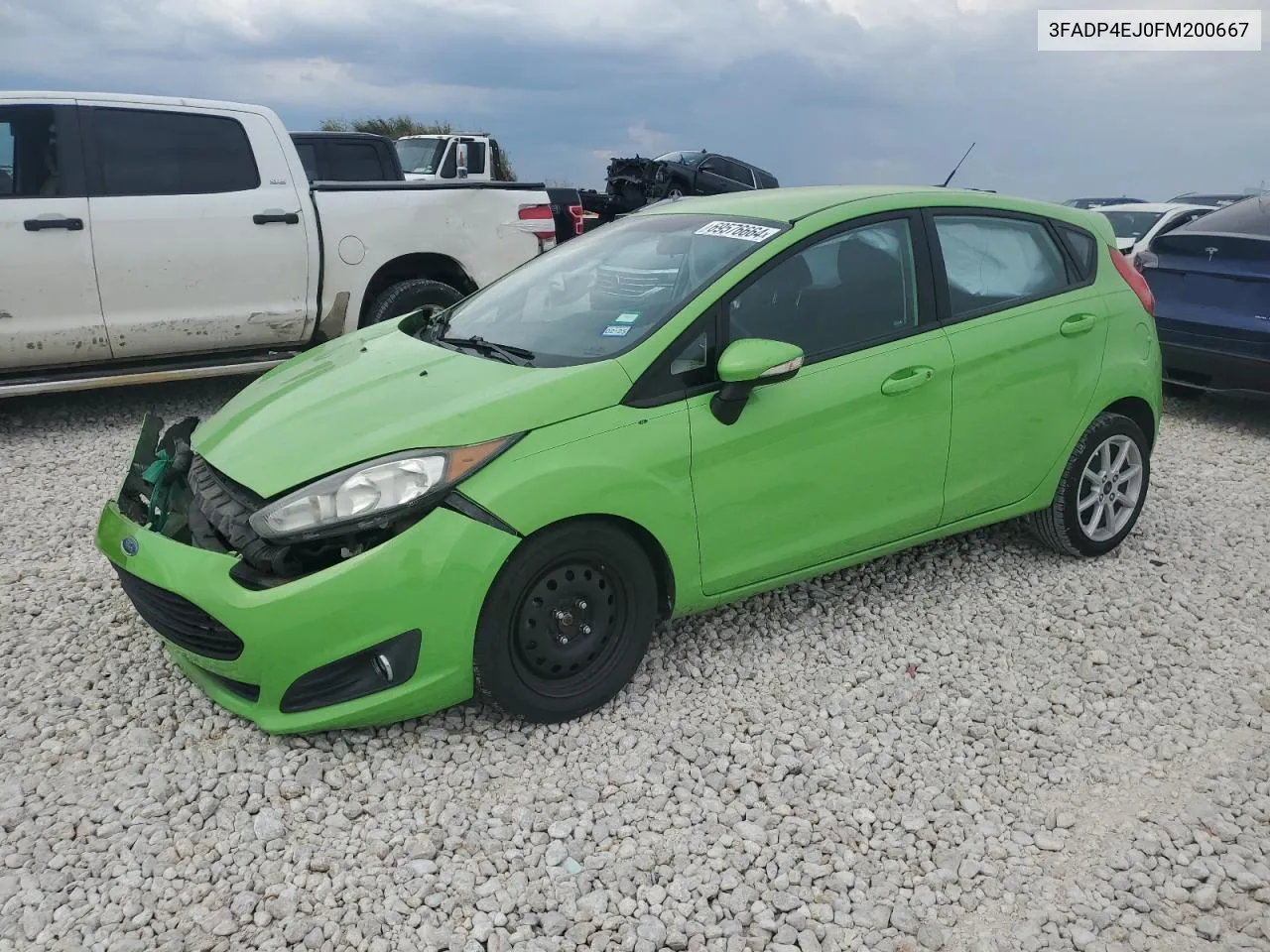 2015 Ford Fiesta Se VIN: 3FADP4EJ0FM200667 Lot: 69576664