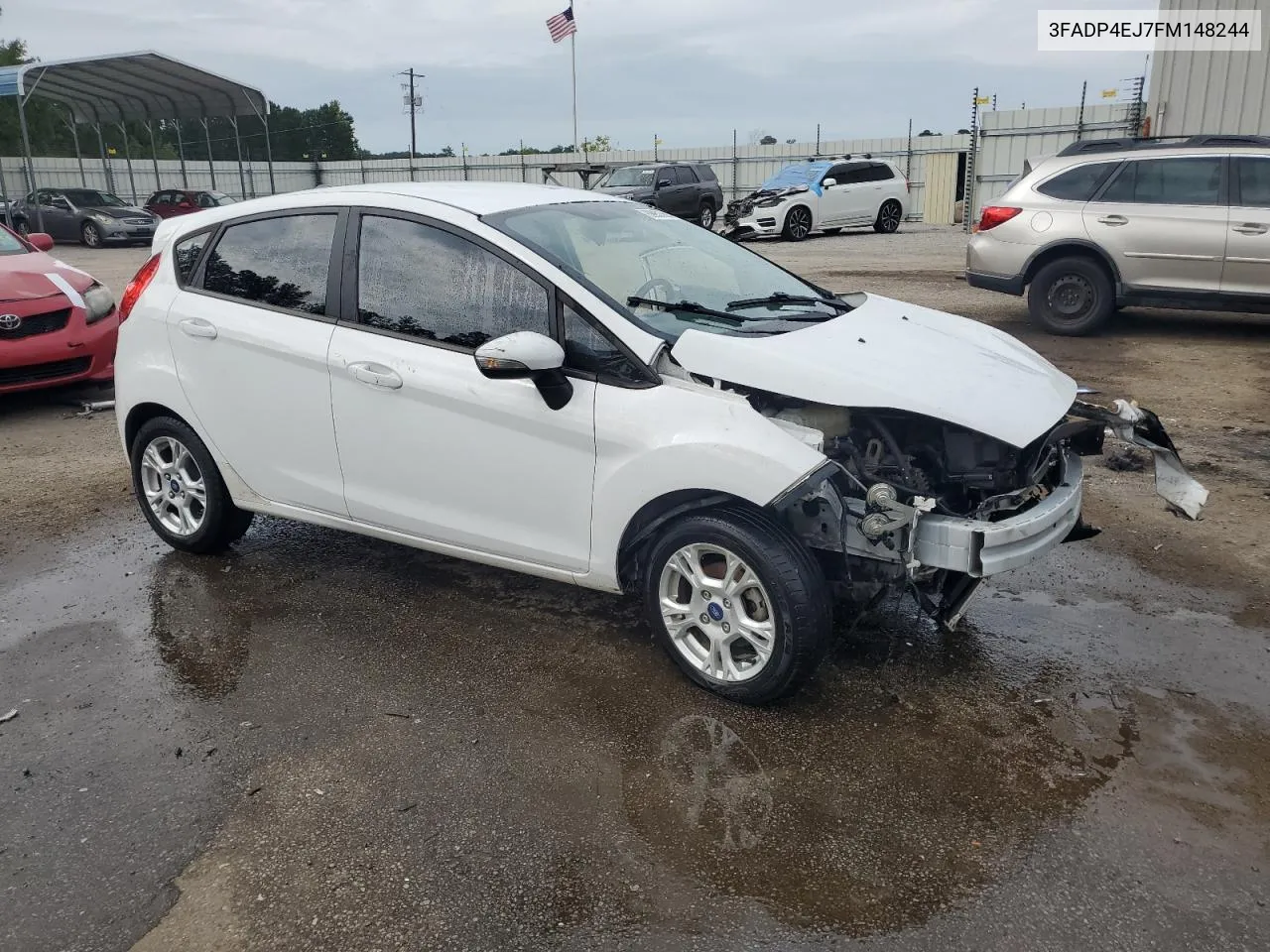 2015 Ford Fiesta Se VIN: 3FADP4EJ7FM148244 Lot: 69957364