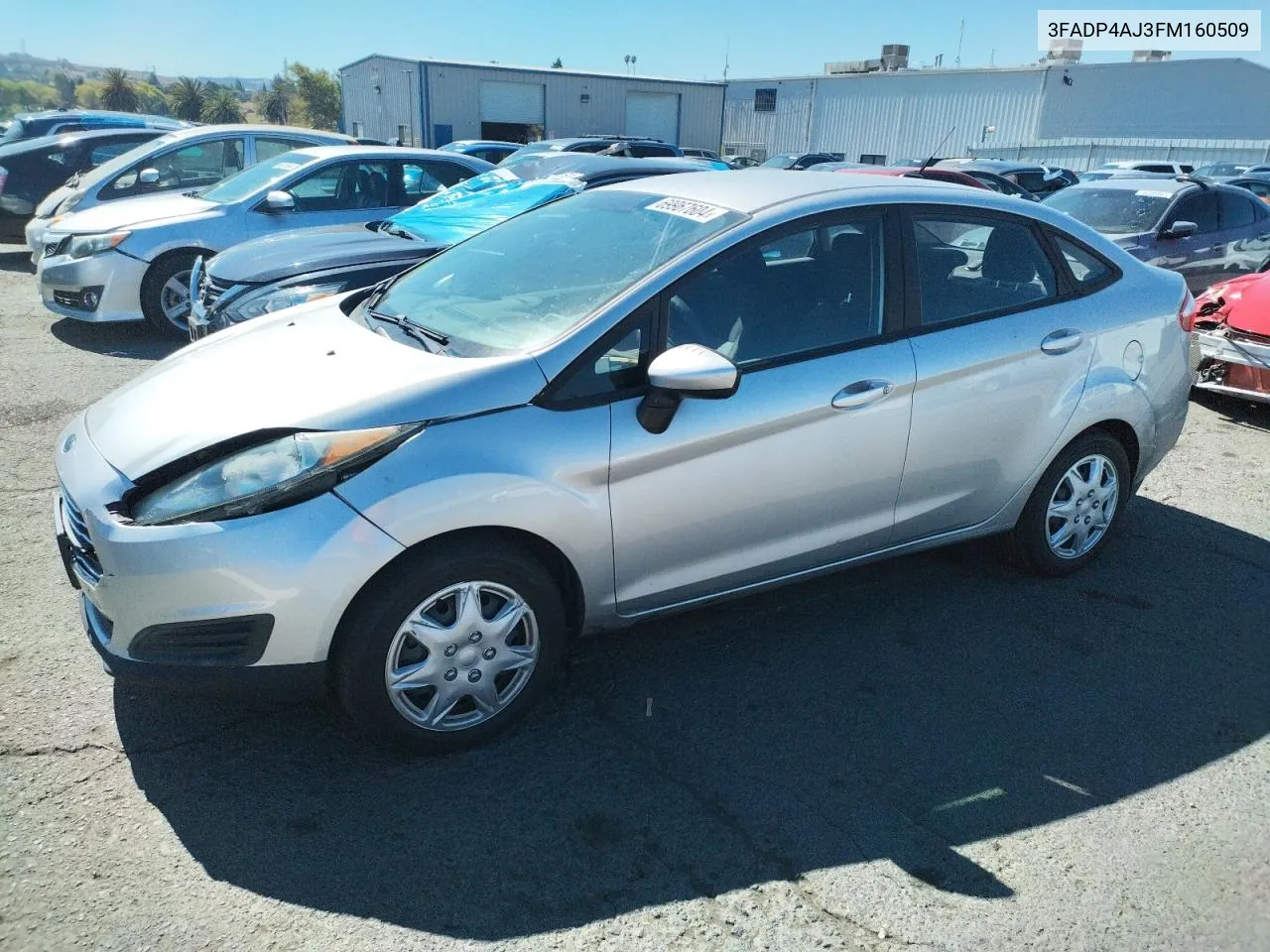 2015 Ford Fiesta S VIN: 3FADP4AJ3FM160509 Lot: 69967604