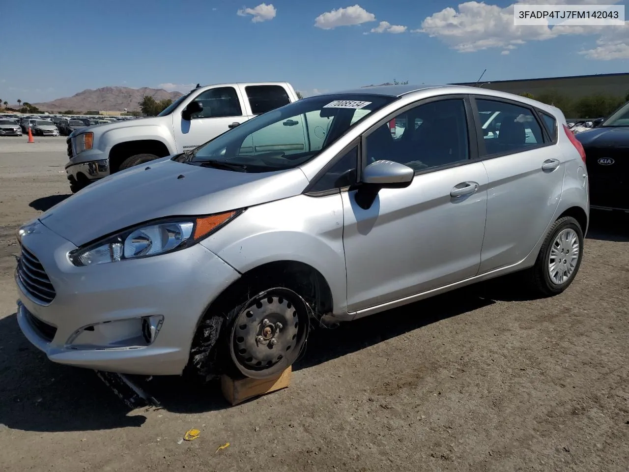 2015 Ford Fiesta S VIN: 3FADP4TJ7FM142043 Lot: 70085134