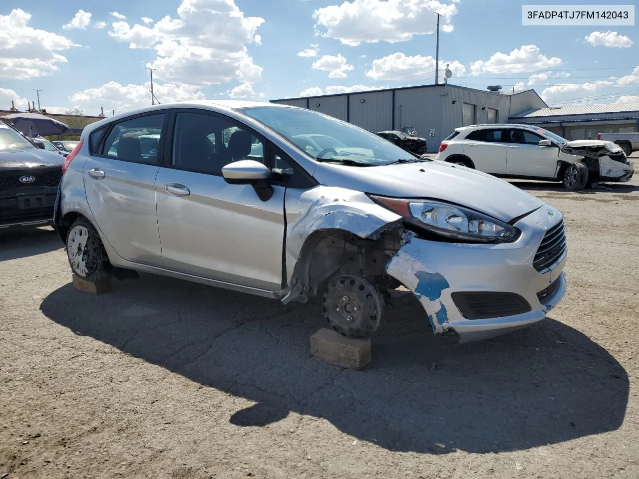 2015 Ford Fiesta S VIN: 3FADP4TJ7FM142043 Lot: 70085134