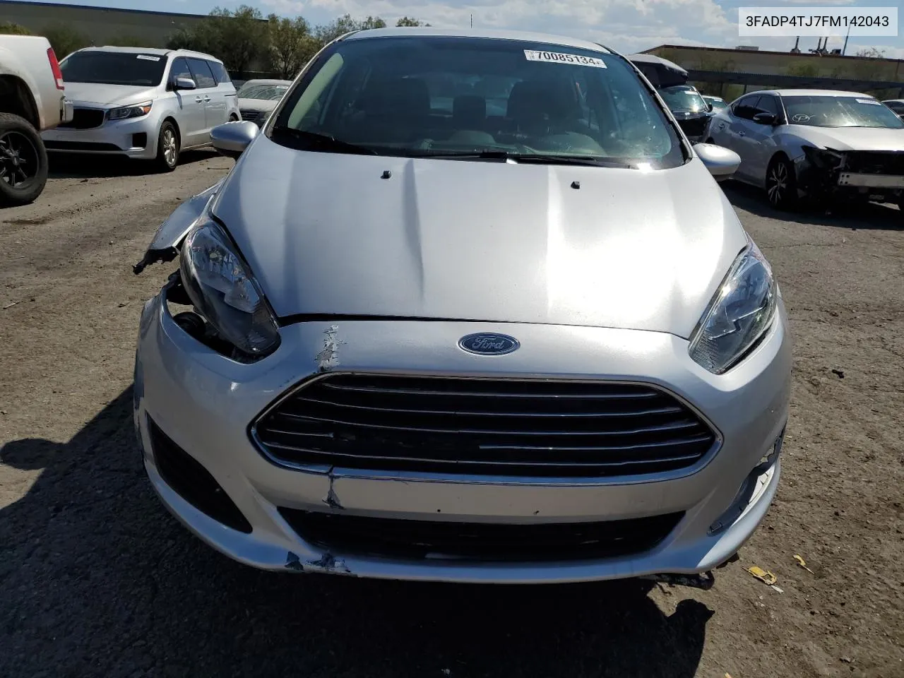 2015 Ford Fiesta S VIN: 3FADP4TJ7FM142043 Lot: 70085134