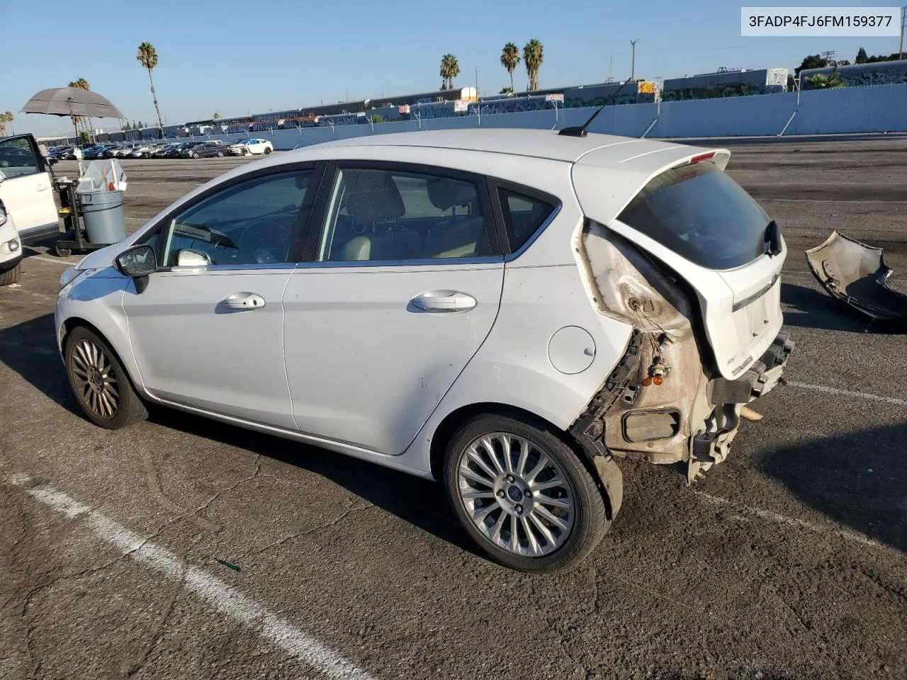 2015 Ford Fiesta Titanium VIN: 3FADP4FJ6FM159377 Lot: 70318724