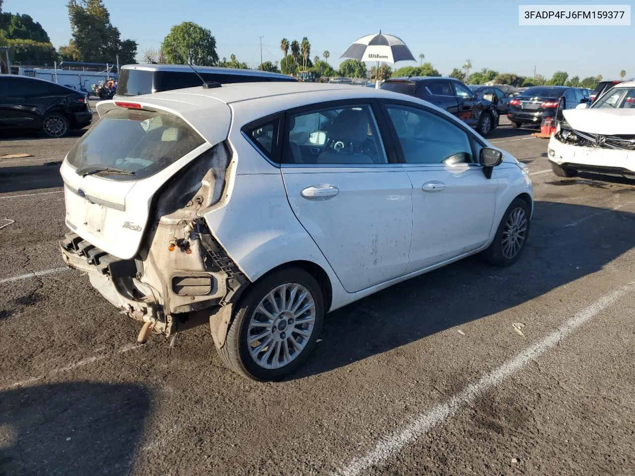 2015 Ford Fiesta Titanium VIN: 3FADP4FJ6FM159377 Lot: 70318724