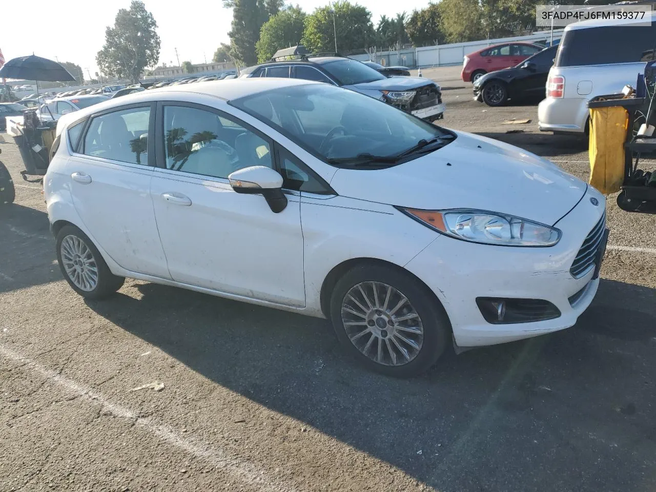 2015 Ford Fiesta Titanium VIN: 3FADP4FJ6FM159377 Lot: 70318724