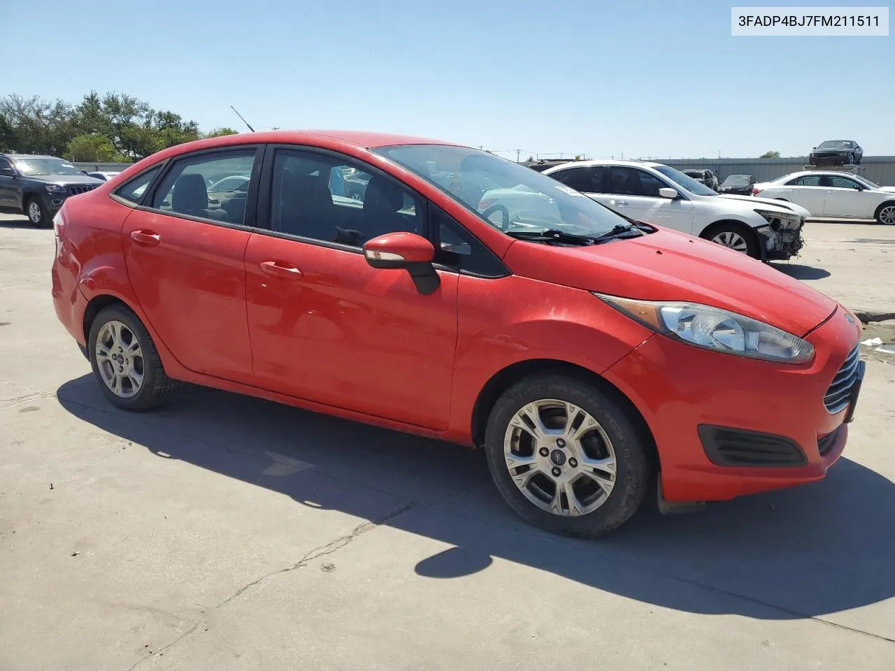 2015 Ford Fiesta Se VIN: 3FADP4BJ7FM211511 Lot: 70570434