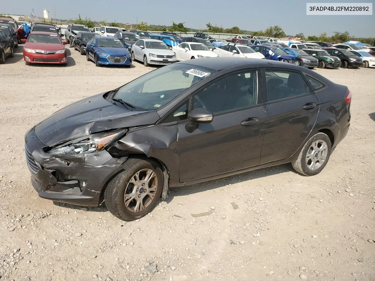 2015 Ford Fiesta Se VIN: 3FADP4BJ2FM220892 Lot: 70968984