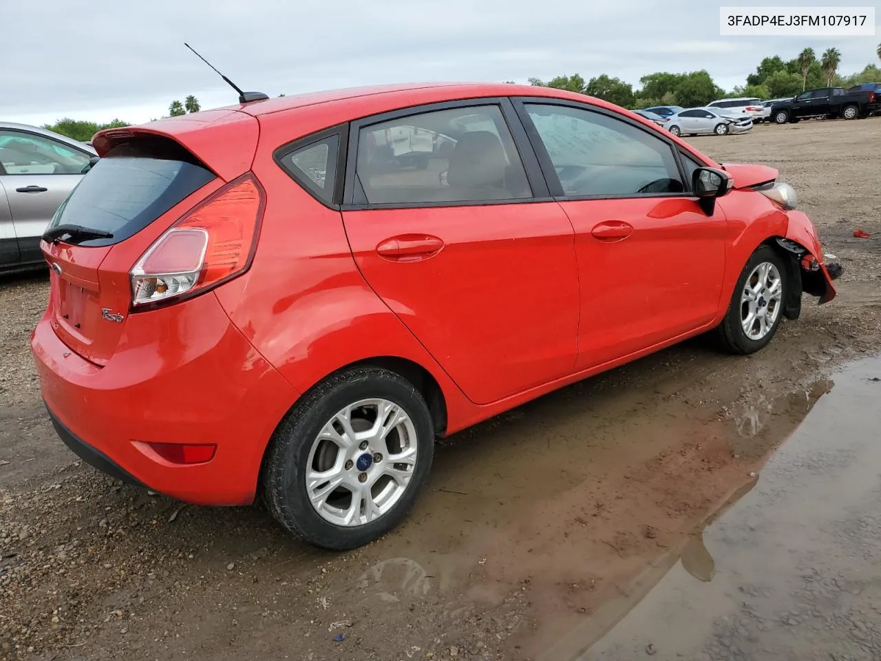 2015 Ford Fiesta Se VIN: 3FADP4EJ3FM107917 Lot: 71053204