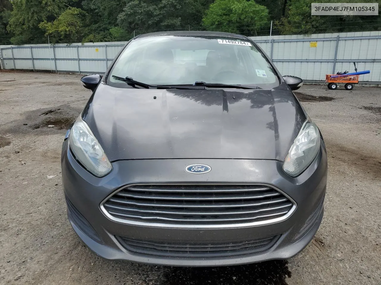 2015 Ford Fiesta Se VIN: 3FADP4EJ7FM105345 Lot: 71492784