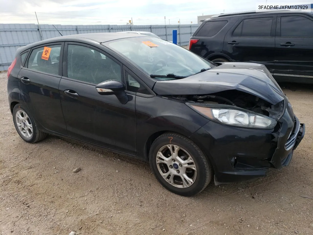 2015 Ford Fiesta Se VIN: 3FADP4EJXFM107929 Lot: 71824944