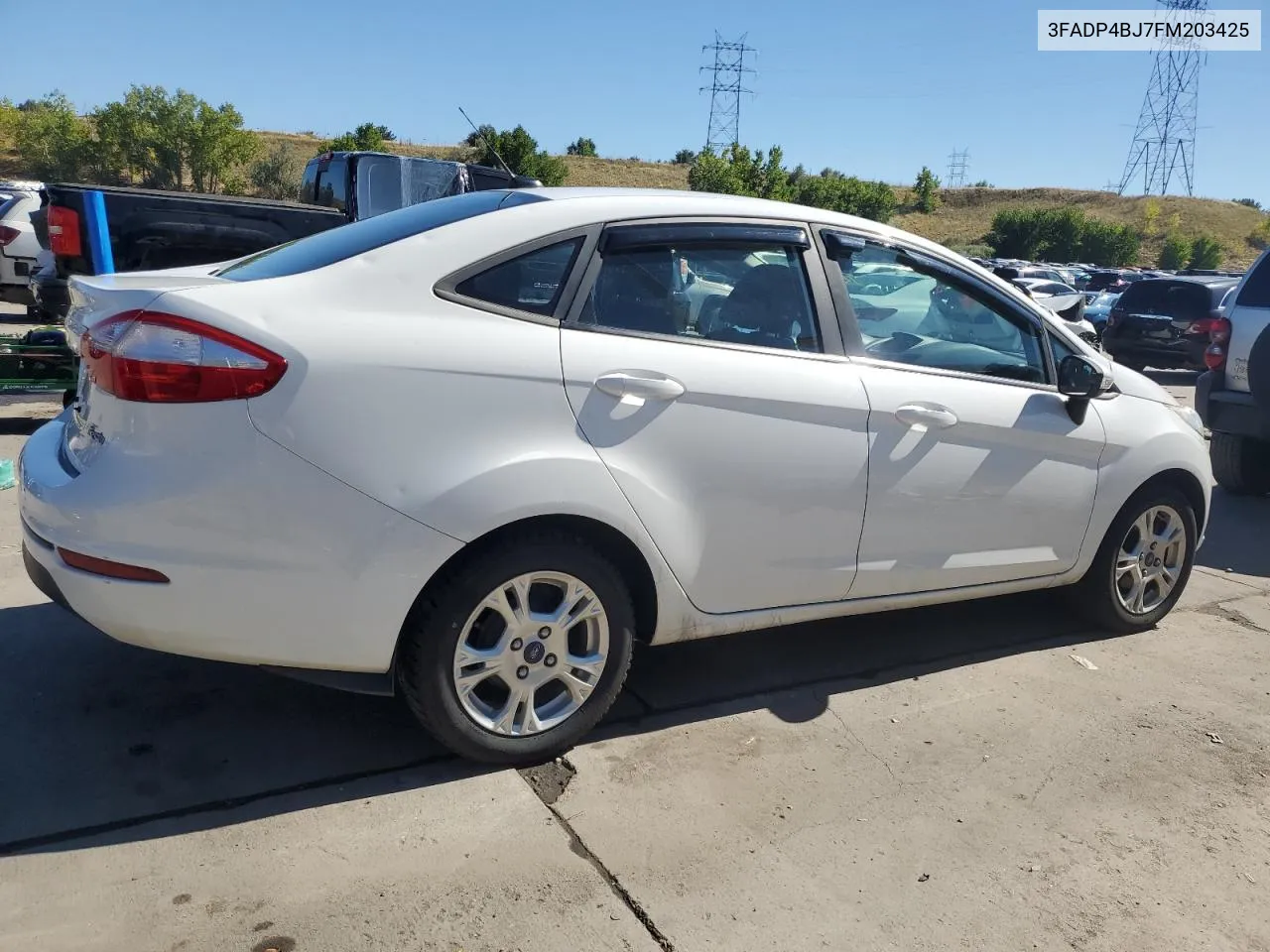 2015 Ford Fiesta Se VIN: 3FADP4BJ7FM203425 Lot: 71832544