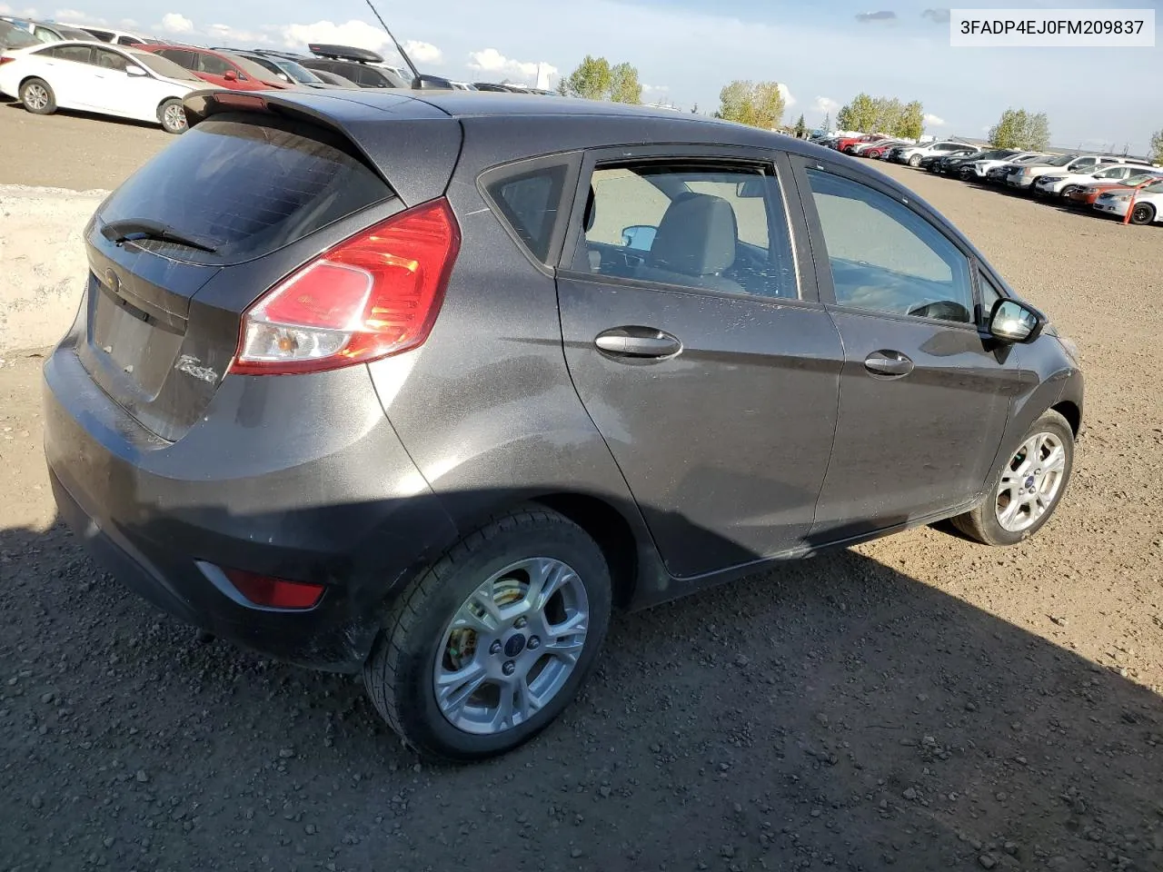 2015 Ford Fiesta Se VIN: 3FADP4EJ0FM209837 Lot: 72372384