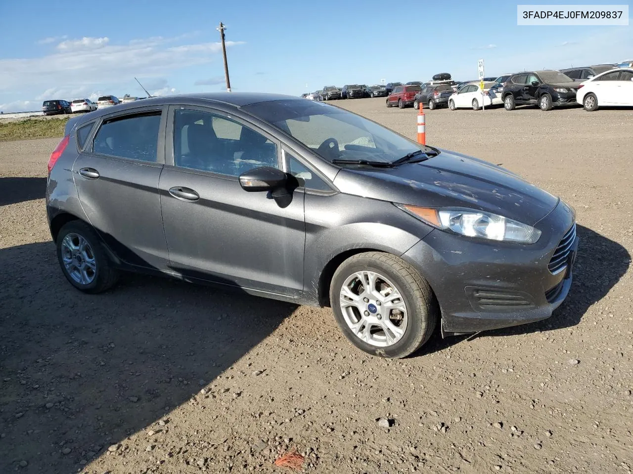 2015 Ford Fiesta Se VIN: 3FADP4EJ0FM209837 Lot: 72372384