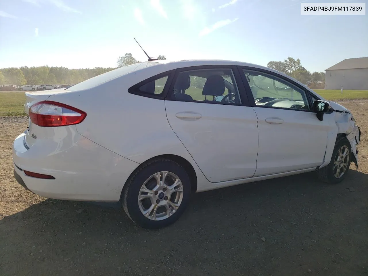 2015 Ford Fiesta Se VIN: 3FADP4BJ9FM117839 Lot: 72536824