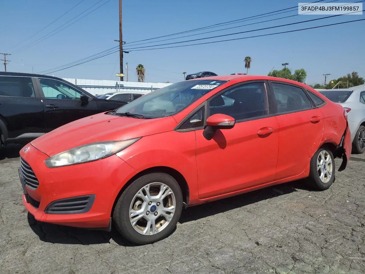 2015 Ford Fiesta Se VIN: 3FADP4BJ3FM199857 Lot: 72570734