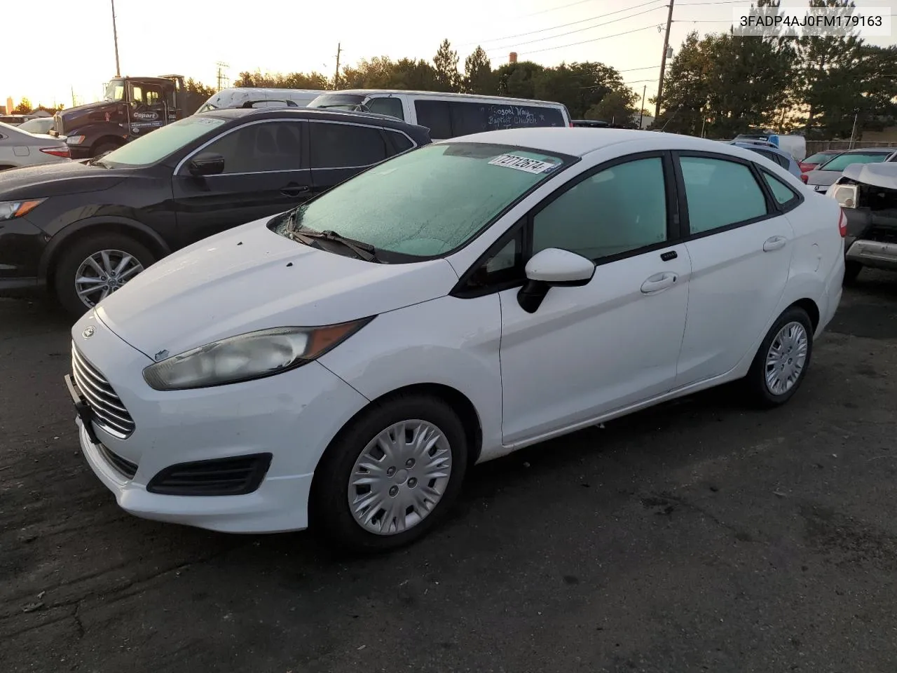 2015 Ford Fiesta S VIN: 3FADP4AJ0FM179163 Lot: 72712674