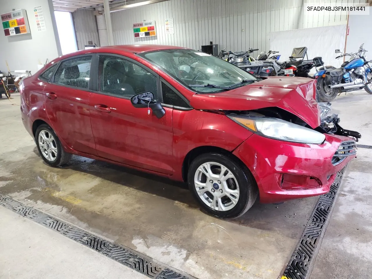 2015 Ford Fiesta Se VIN: 3FADP4BJ3FM181441 Lot: 73381204