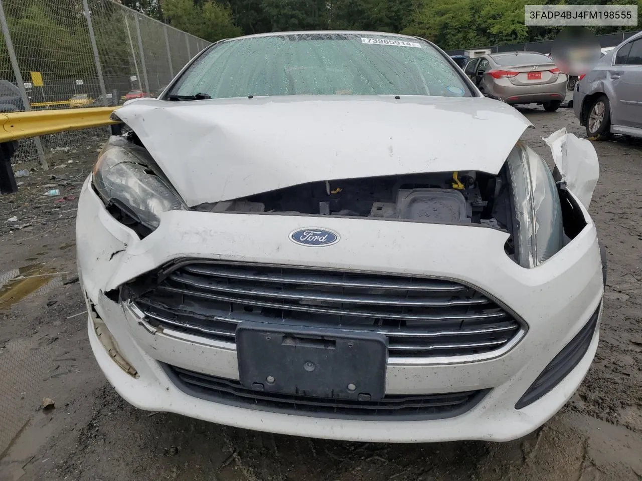 2015 Ford Fiesta Se VIN: 3FADP4BJ4FM198555 Lot: 73965914