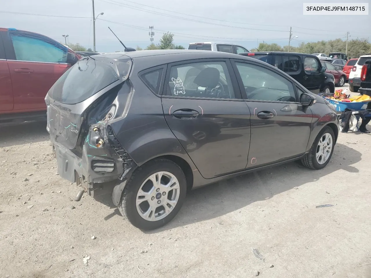 2015 Ford Fiesta Se VIN: 3FADP4EJ9FM148715 Lot: 74235254