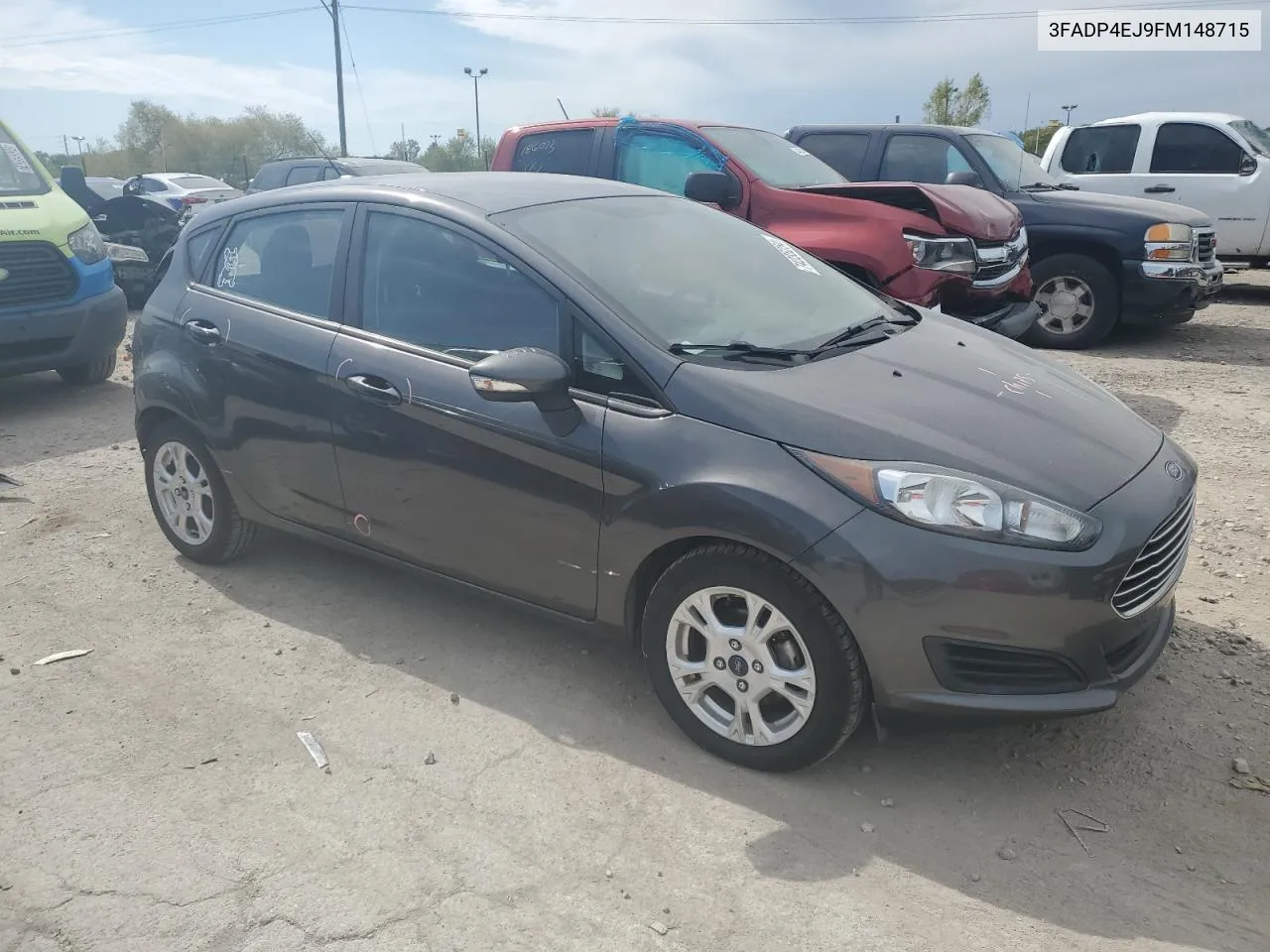 2015 Ford Fiesta Se VIN: 3FADP4EJ9FM148715 Lot: 74235254