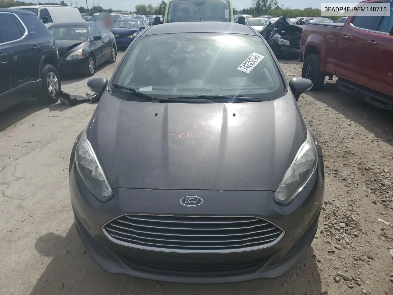 2015 Ford Fiesta Se VIN: 3FADP4EJ9FM148715 Lot: 74235254