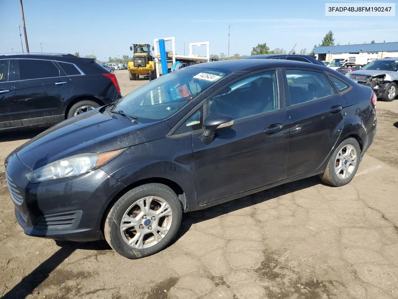 2015 Ford Fiesta Se VIN: 3FADP4BJ8FM190247 Lot: 74426434