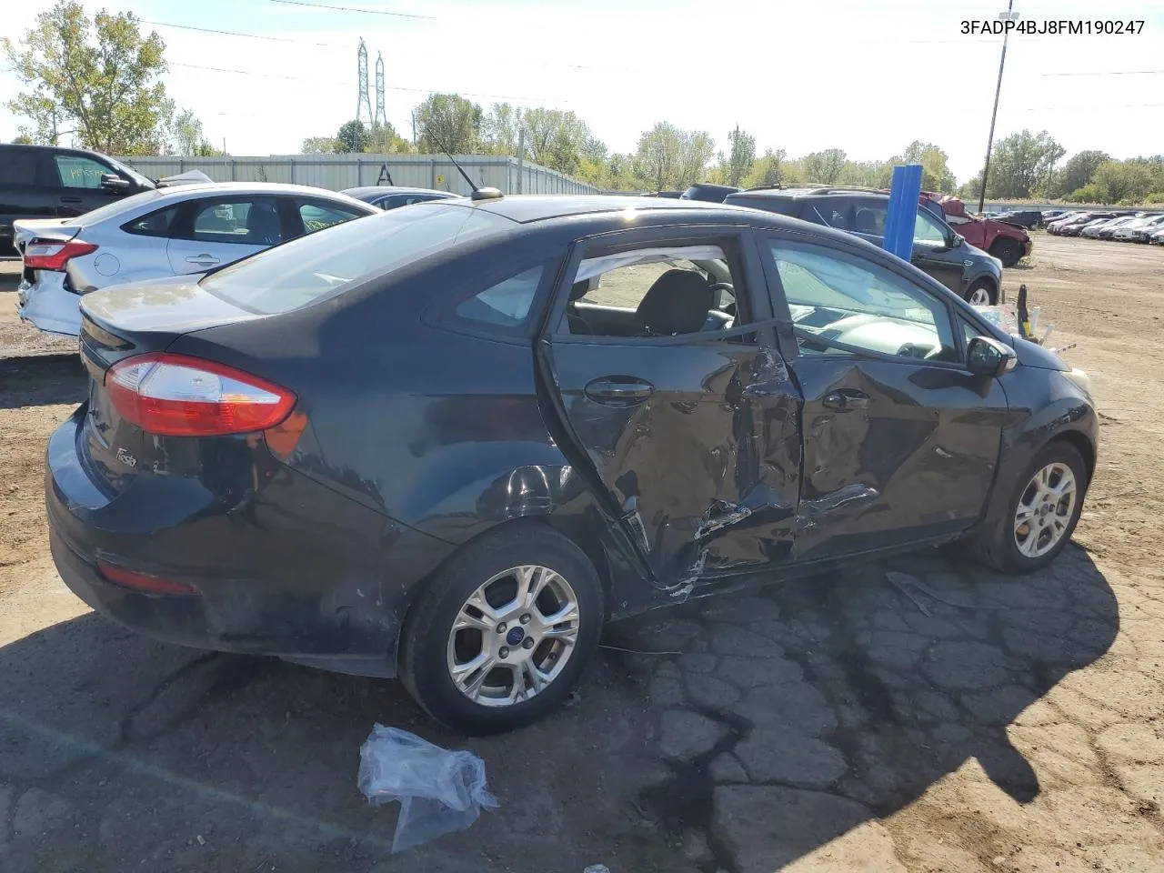 2015 Ford Fiesta Se VIN: 3FADP4BJ8FM190247 Lot: 74426434