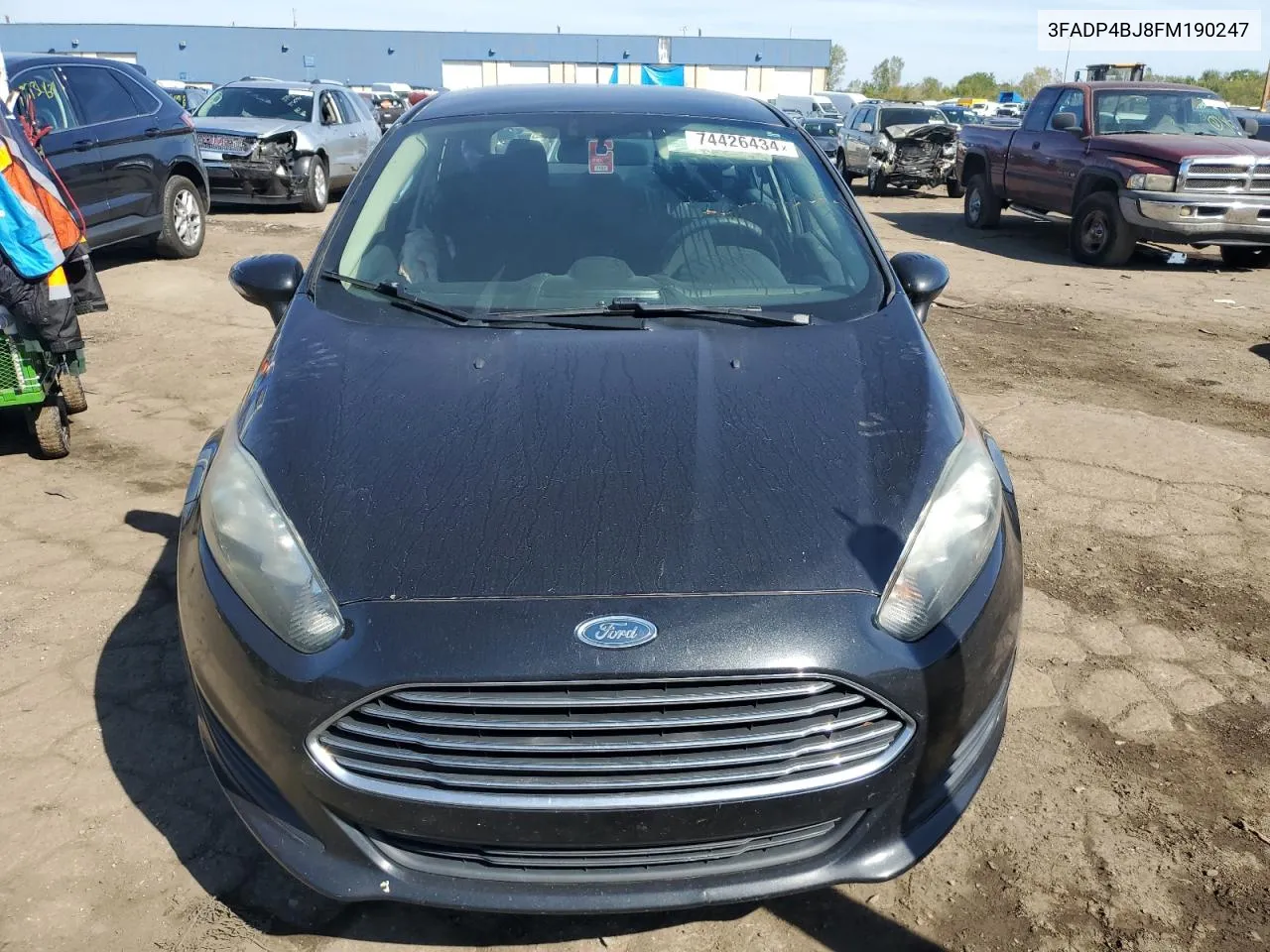 2015 Ford Fiesta Se VIN: 3FADP4BJ8FM190247 Lot: 74426434