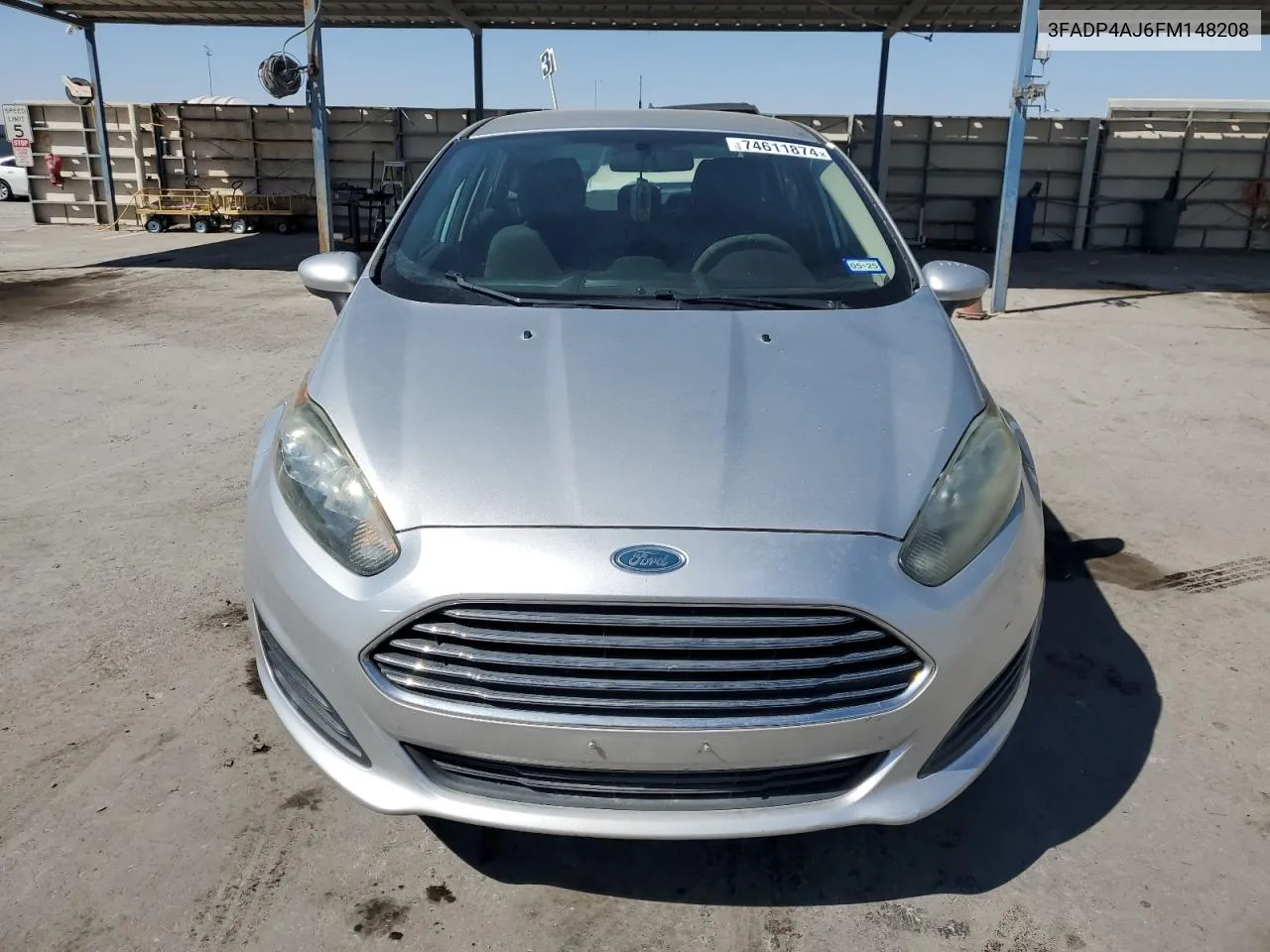 2015 Ford Fiesta S VIN: 3FADP4AJ6FM148208 Lot: 74611874