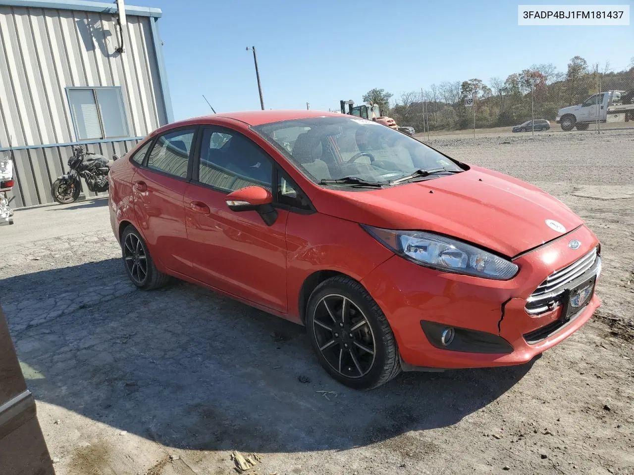 2015 Ford Fiesta Se VIN: 3FADP4BJ1FM181437 Lot: 74691594