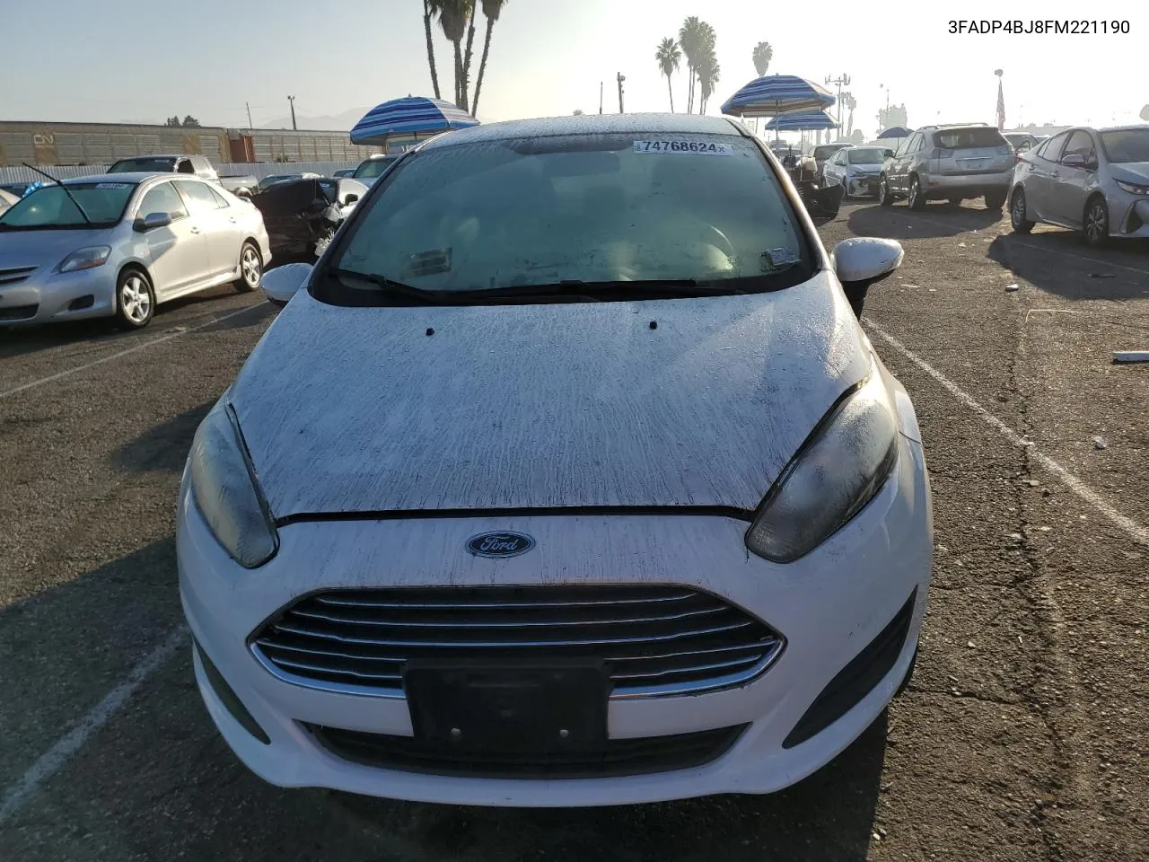 2015 Ford Fiesta Se VIN: 3FADP4BJ8FM221190 Lot: 74768624