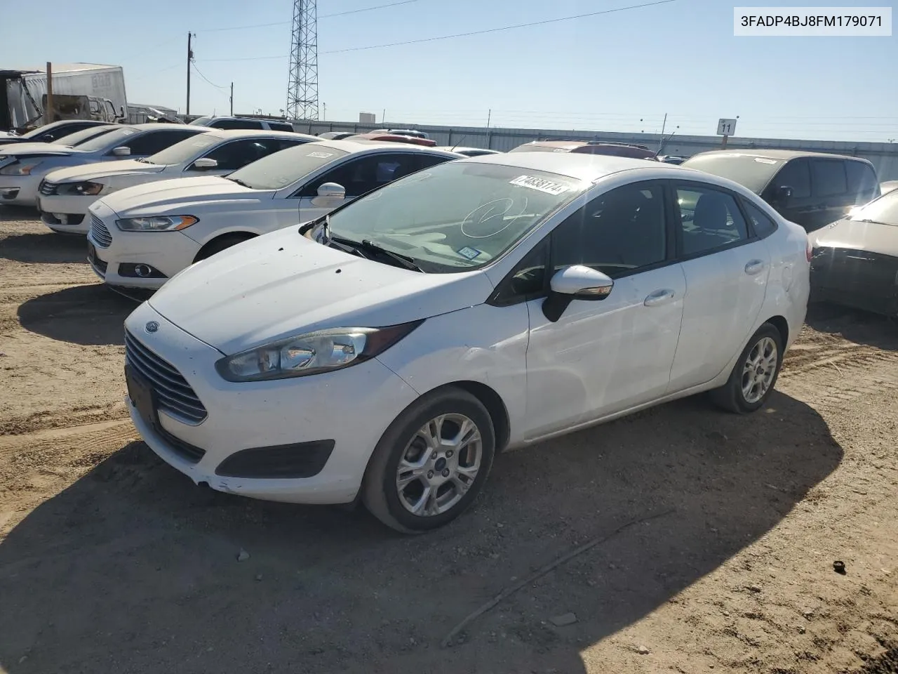 2015 Ford Fiesta Se VIN: 3FADP4BJ8FM179071 Lot: 74838174