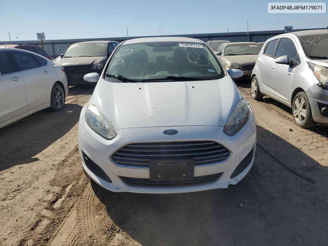 2015 Ford Fiesta Se VIN: 3FADP4BJ8FM179071 Lot: 74838174