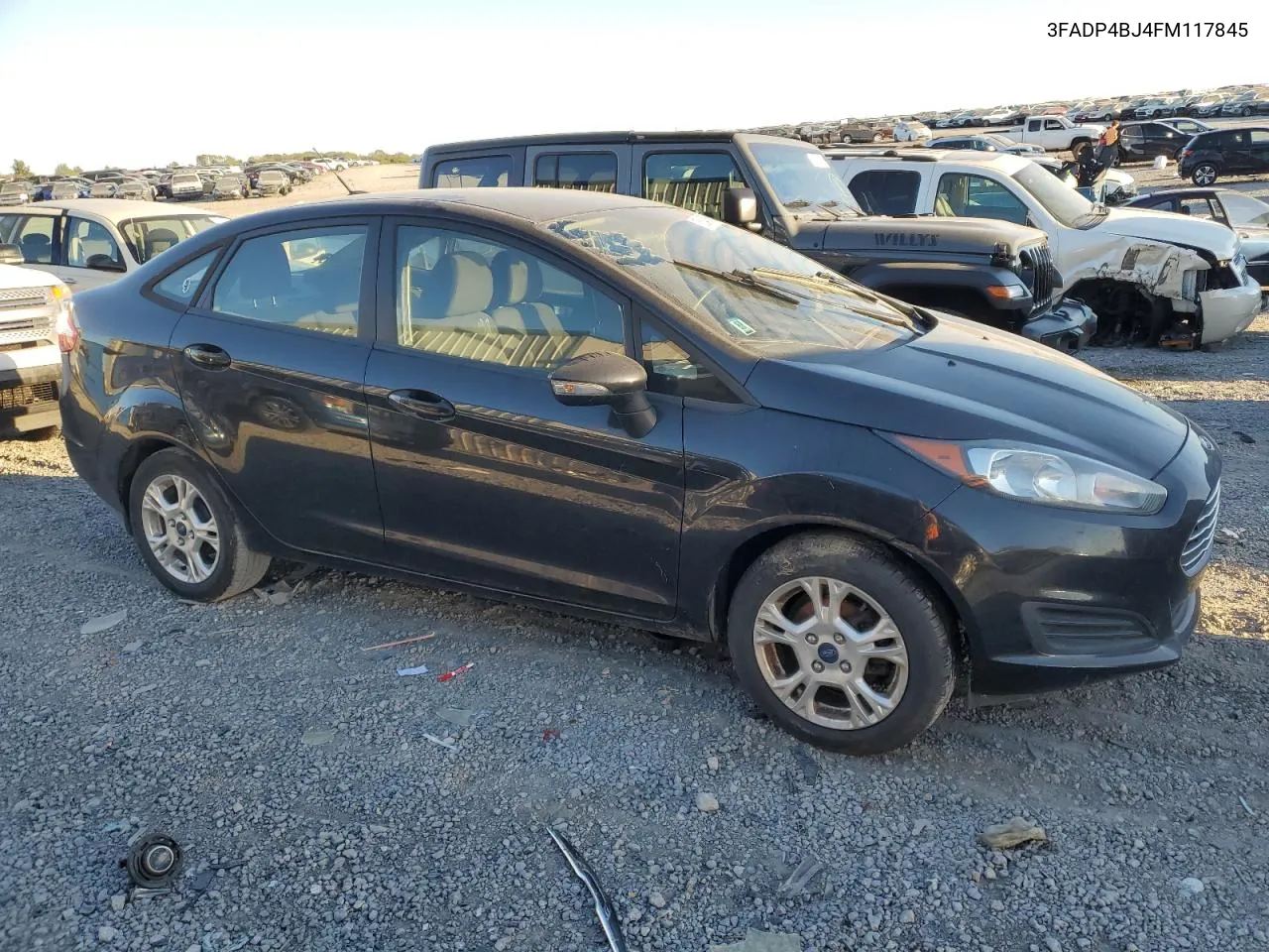 2015 Ford Fiesta Se VIN: 3FADP4BJ4FM117845 Lot: 75048554