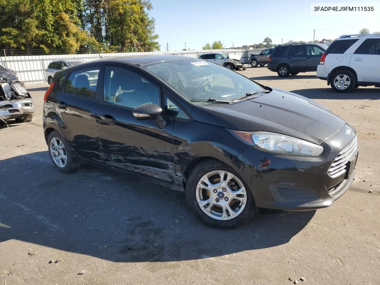 2015 Ford Fiesta Se VIN: 3FADP4EJ9FM111535 Lot: 75520854