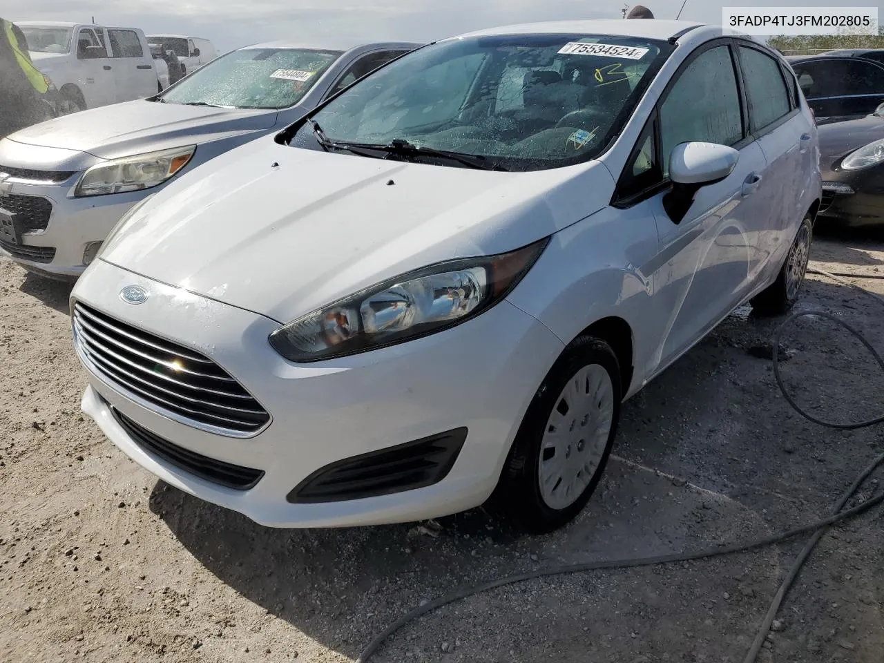 2015 Ford Fiesta S VIN: 3FADP4TJ3FM202805 Lot: 75534524