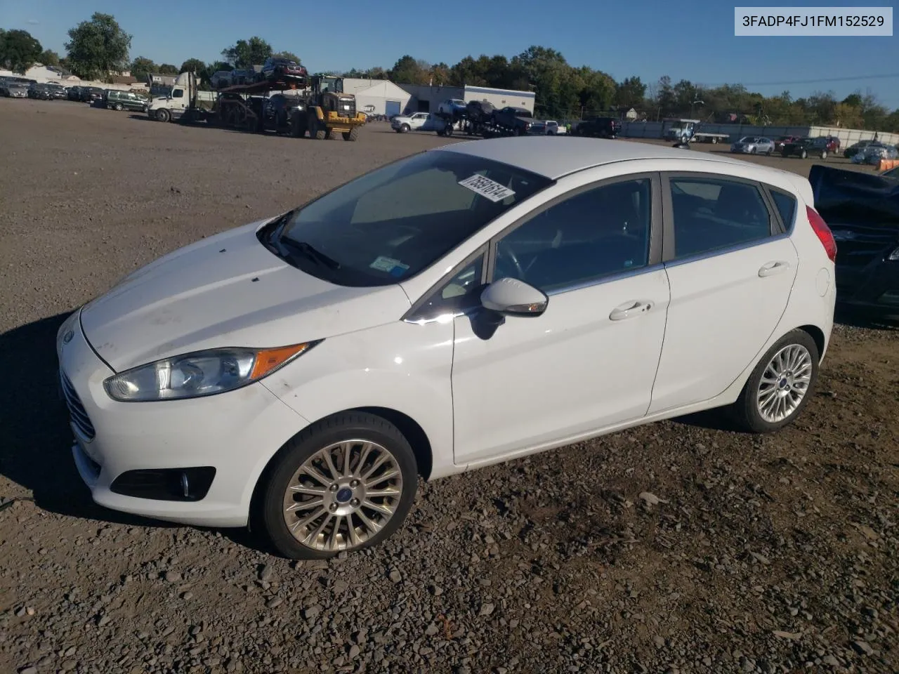 2015 Ford Fiesta Titanium VIN: 3FADP4FJ1FM152529 Lot: 75591614