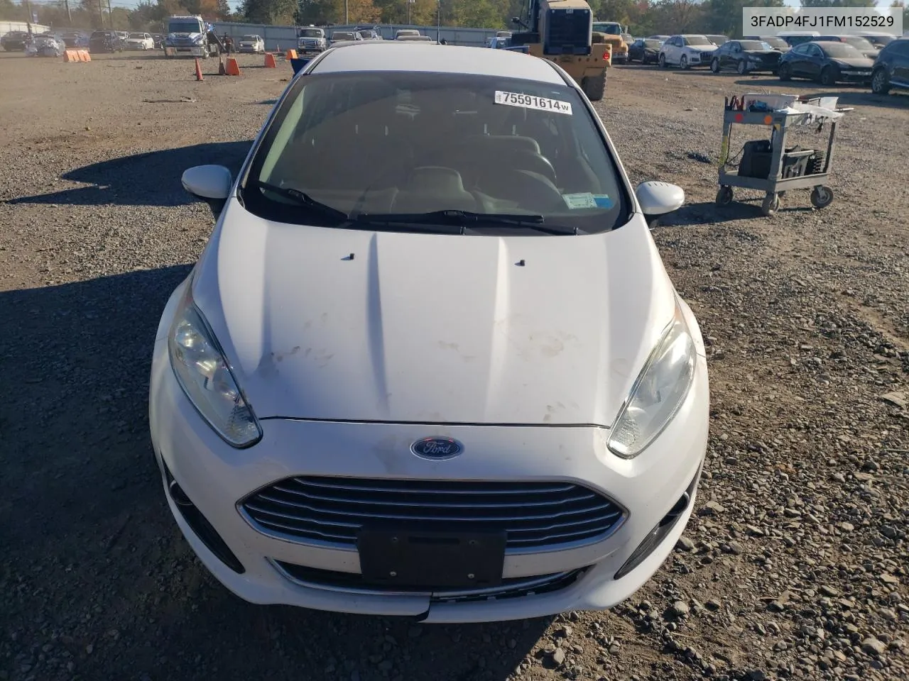 2015 Ford Fiesta Titanium VIN: 3FADP4FJ1FM152529 Lot: 75591614