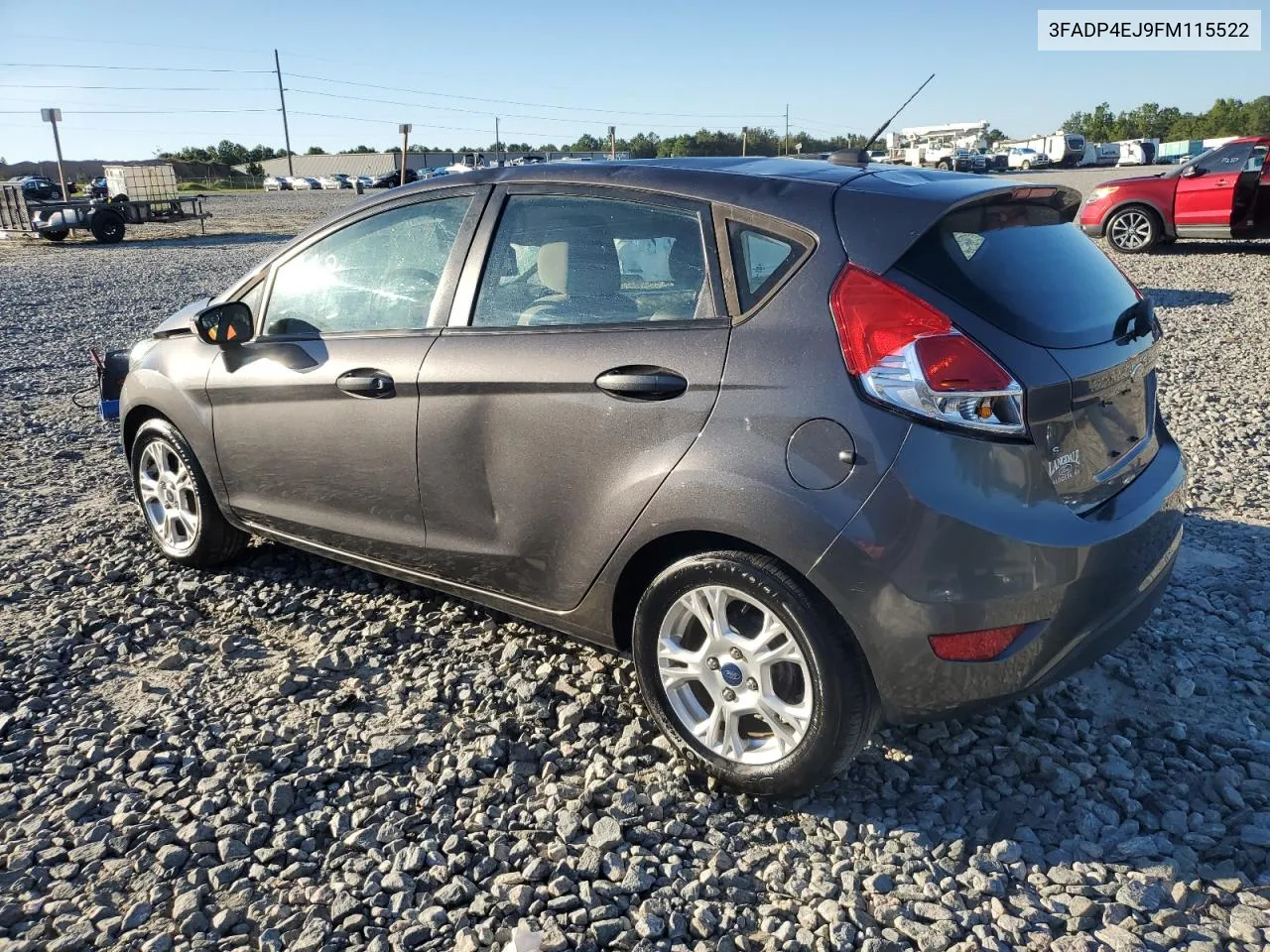 2015 Ford Fiesta Se VIN: 3FADP4EJ9FM115522 Lot: 75637974