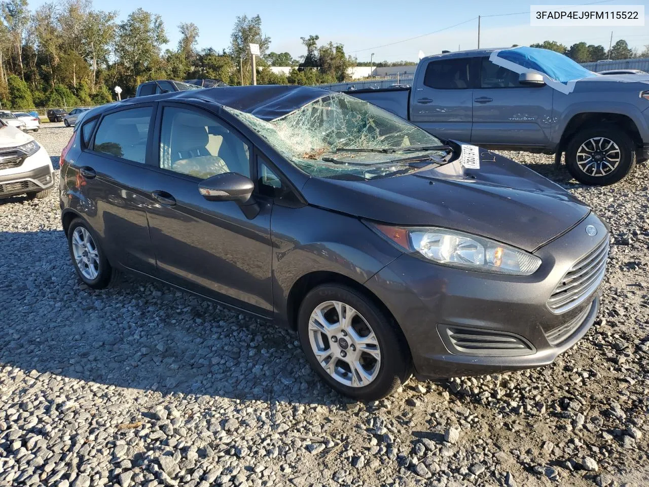 2015 Ford Fiesta Se VIN: 3FADP4EJ9FM115522 Lot: 75637974