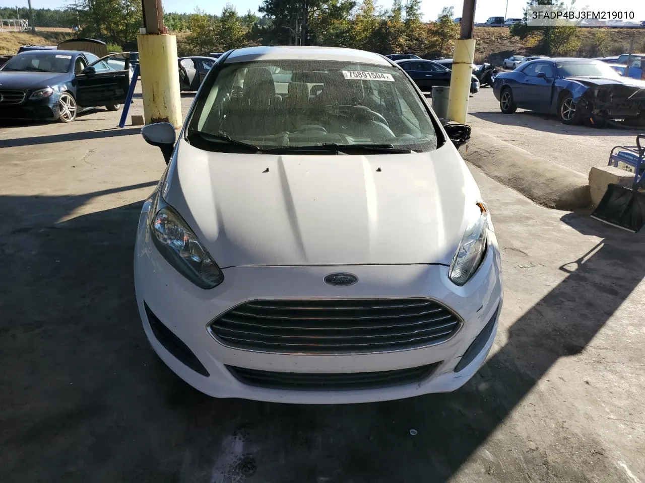 2015 Ford Fiesta Se VIN: 3FADP4BJ3FM219010 Lot: 75891504