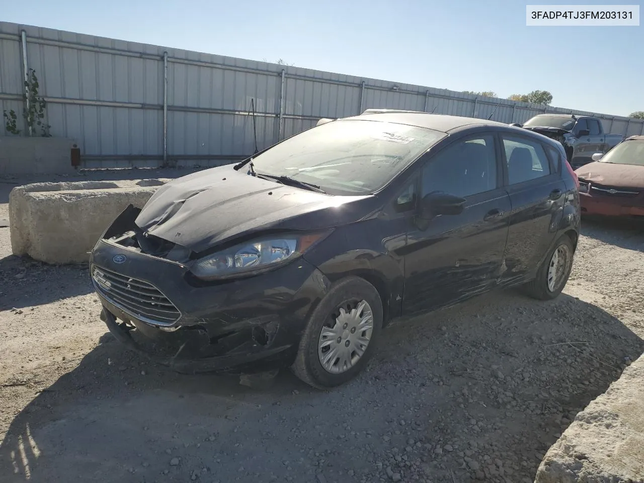 2015 Ford Fiesta S VIN: 3FADP4TJ3FM203131 Lot: 76130154