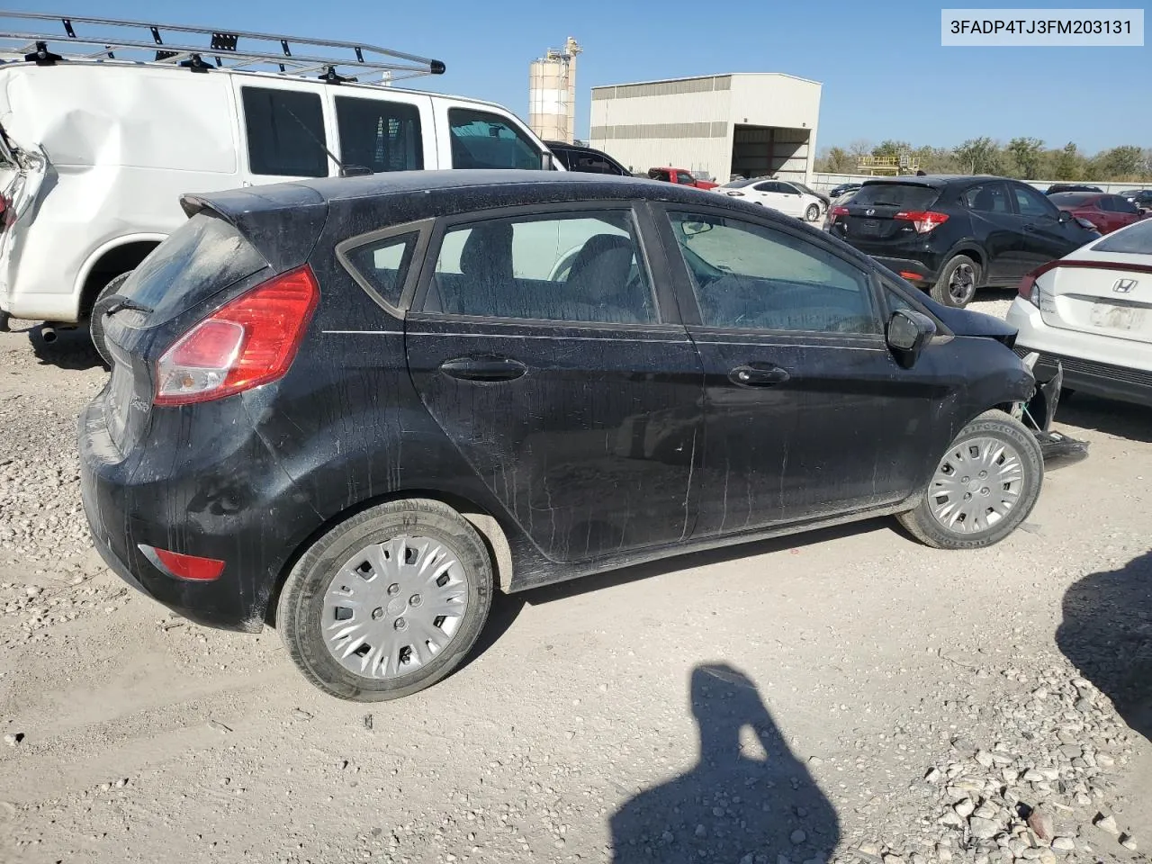 2015 Ford Fiesta S VIN: 3FADP4TJ3FM203131 Lot: 76130154