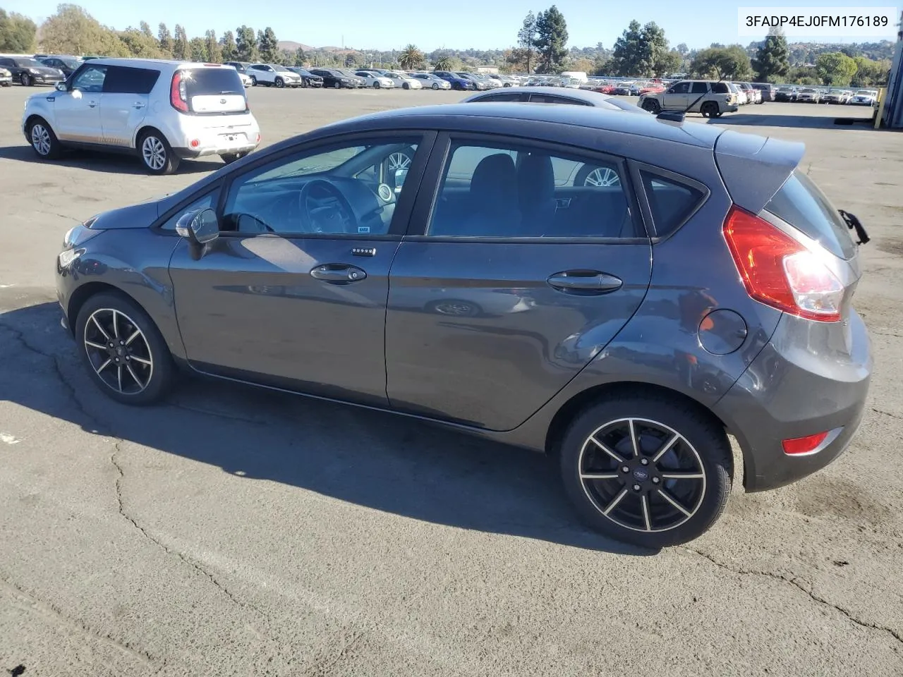 2015 Ford Fiesta Se VIN: 3FADP4EJ0FM176189 Lot: 76352384